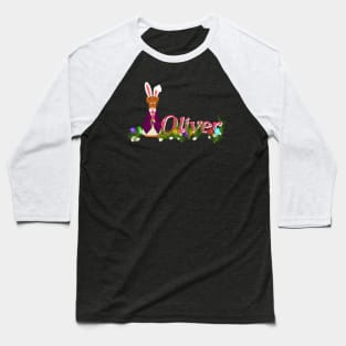 Happy Easter Oliver the Otter Baseball T-Shirt